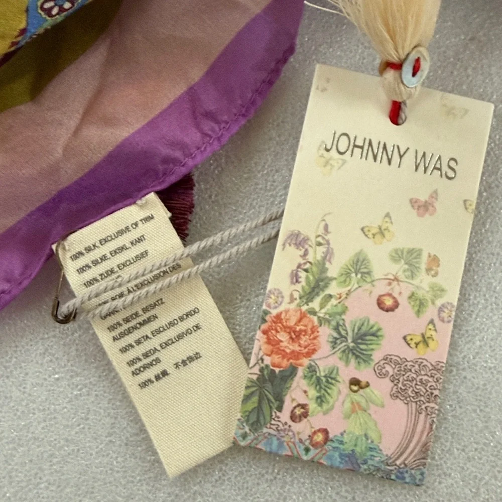 Johnny Was Magaly Silk Scarf